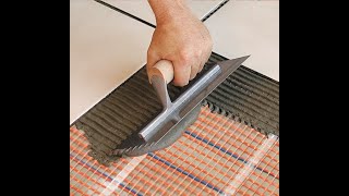 How to Install a SunTouch Electric Floor Heating Mat