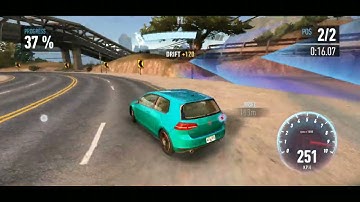 NFS no limits | Car Series | GERMAN PRECISION | VOLKSWAGEN (Golf GTI) | Chapter 1 | All Event 1-6