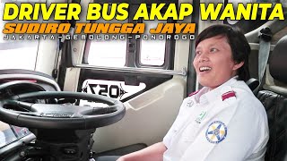 LAGI VIRAL‼ MBA UUS, DRIVER AKAP WANITA TERBARU SUDIRO TUNGGA JAYA.