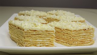 Белоснежный Торт МИКАДО Можно готовить впрок Для Праздничного Стола