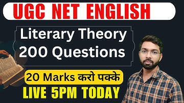 UGC NET JRF English literary theory questions  || Literary theory mcqs and pyqs  || Theory questions