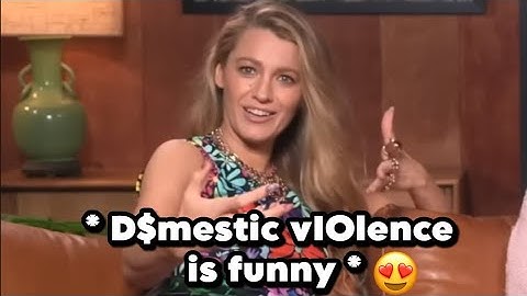 Blake lively being an absolute ✨mess✨ during it ends with us promotions and throughout her interview