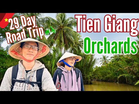 An AMAZING boat tour to the orchards in Tien Giang 🇻🇳 Vietnam Travel Ep: 13