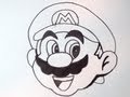 How to draw mario