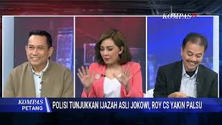 Panas! Debat Roy Suryo Vs David Pajung soal Foto Ijazah Jokowi