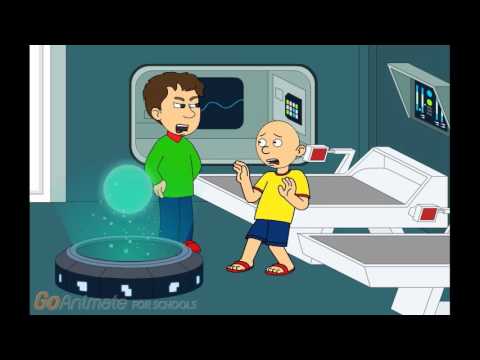 Caillou Travels To Space Peepz World Grounded