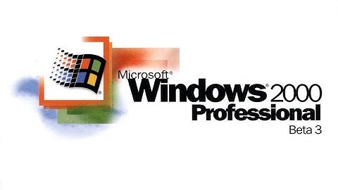 Windows 2000 beta 3 startup and shutdown screen evolution #windows2000