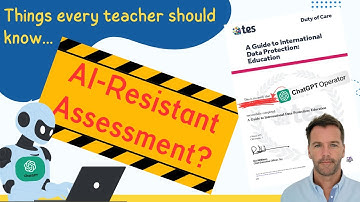 Can Teachers Make AI-Resistant Assessment?