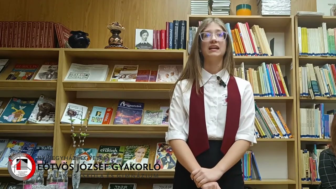 Sasvári Éva (8.A) - Horváth István: A nyelv csak ... Versmondó verseny 3. helyezett (5-8. évfolyam)