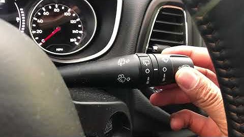 Jeep Compass - Windshield wiper operation