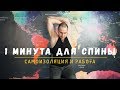 Самоизоляция и Работа. 1 МИНУТА для СПИНЫ