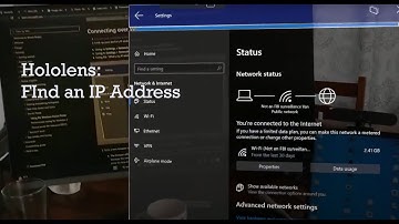 Find Hololens IP Address