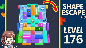 Shape Escape Level 176 Solution Walkthrough
