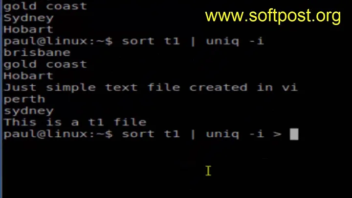 How to remove duplicate lines in a file in BASH shell terminal