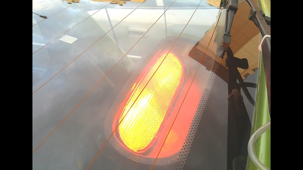 Замена лампы фонаря дополнительного сигнала торможения на Daewoo Matiz 0.8L-1.0L МКПП и АКПП