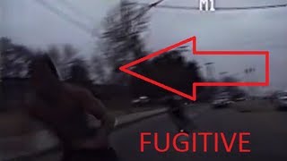 Police run over fugitive - Cops Cars and Crashes