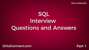 SQL Interview Question and Answer about Index