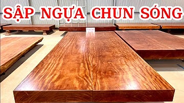 CHUN SÓNG SIÊU ĐẸP | Chiếu ngựa 2 tấm gỗ Cẩm Hồng, mã CN678 | gỗ Việt Bắc