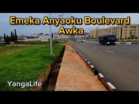 A Scenic Glimpse Of Emeka Anyaoku Boulevard Awka