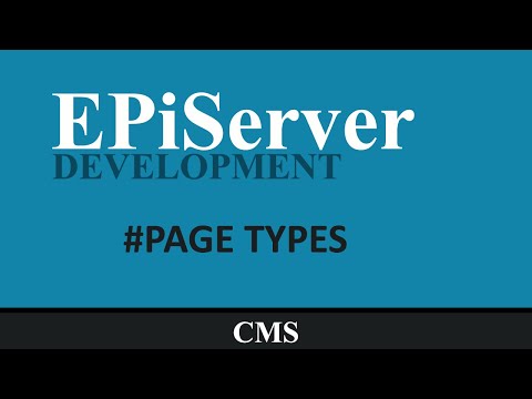EPiServer Developement - 2# Page Types