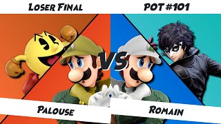 [POT 101] - LF - Palouse (Luigi/PacMan/Wolf) VS Romain (Luigi/Joker)