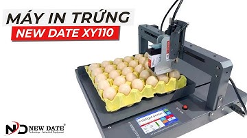 Máy in Trứng New Date XY110 | Mực in chuyên dụng - An toàn thực phẩm