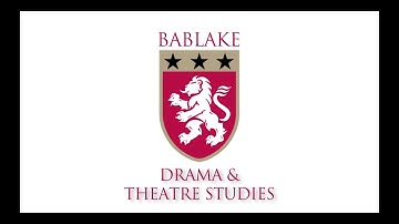 Drama and Theatre Bablake A level