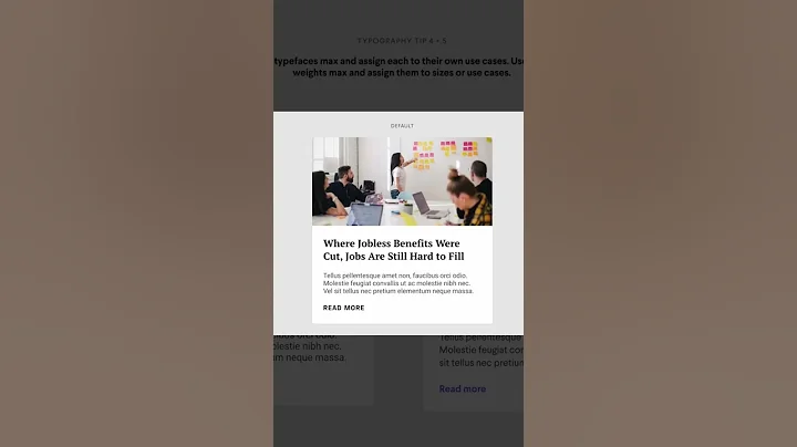 Only Use 2 Typefaces in Your Design Work - Typography Tips 4 #shorts #figma #design
