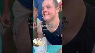 giving someone else the first bite 🥲 #shorts #downsyndrome
