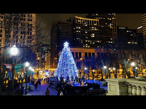 Vídeo: Melhores luzes e displays de Natal de Chicago