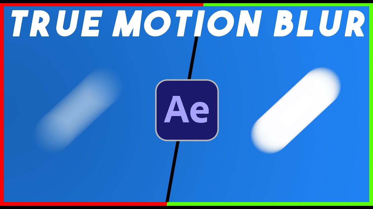 CINEMATIC Motion Blur After Effects Tutorial YouTube