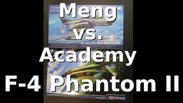 Meng vs. Academy F-4 Phantom II 1/48 (Some comparison between manufacturers decisions)