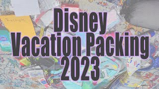 DISNEY VACATION PACKING 2023 | Family Of 4 With Kids | Packing Tips &amp; Tricks | Disney World | 2023