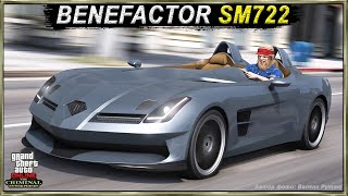 BENEFACTOR SM722 - красивый, но бесполезный спорткар в GTA Online