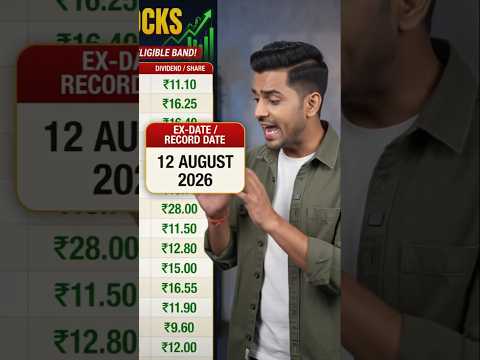 Thumbnail for 12 August Dividend Stocks 🔥 आज खरीदो, Dividend के लिए Eligible बनो! 💰