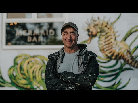 Street artist paints six giant wildlife murals around the Solent