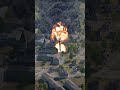 Massive explosion erupts in the middle of a town.