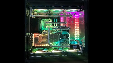 PCMR lian li pc-o11 Dynamic Custom Watercooling (Build In One Minute) #pcbuild #pcbuilds #pc