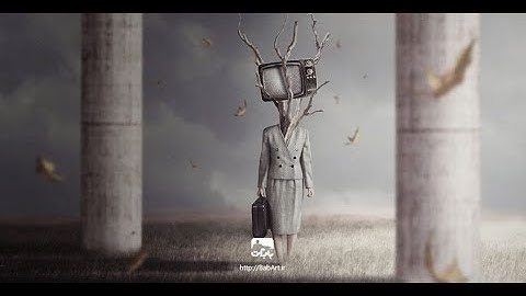 How to Create a Surreal TV Head Photo Manipulation With Adobe Photoshop BabArt iR