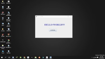 Java: How to Display HELLO WORLD in a GUI