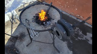 Restoring an Old Champion Coal Forge