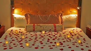 اروع افكار لتزيين غرف النوم ورد رومانسي