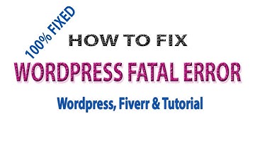 How to fix Fatal error WordPress । Fix WordPress Memory Exhausted Error । Increase PHP Memory
