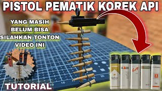 JANGAN SAMPAI BOCIL TAU‼️UBAH PEMATIK KOREK BEKAS, MENJADI PISTOL PEMATIK