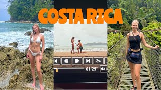 COSTA RICA VLOG pt.1: la fortuna volcano + waterfall, hanging bridges, HE PROPOSED❤️| kiki harbour