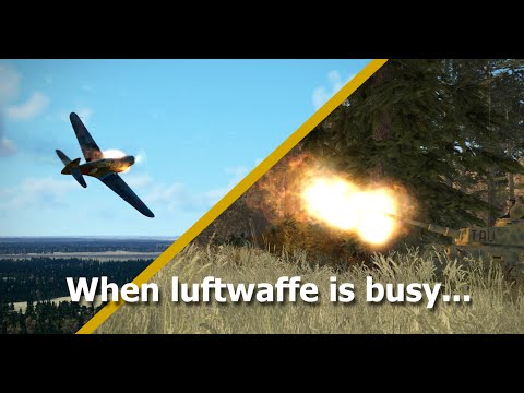 I JUST TOOK DOWN A PLANE WITH TANK CANNON IL-2 Sturmovik