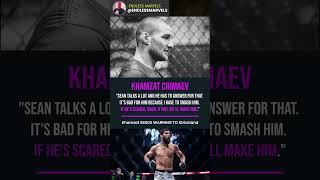 Khamzat WARNS Strickland “I’ll Smash Him” 😳🔥 #ufc
