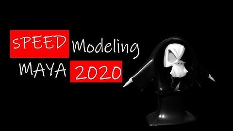 Speed Modeling Skull-Man Maya 2020