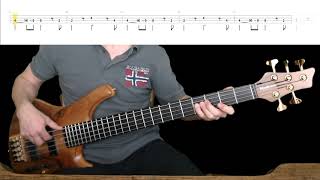 The Police - Message In A Bottle Bass Cover with Playalong Tabs in Video