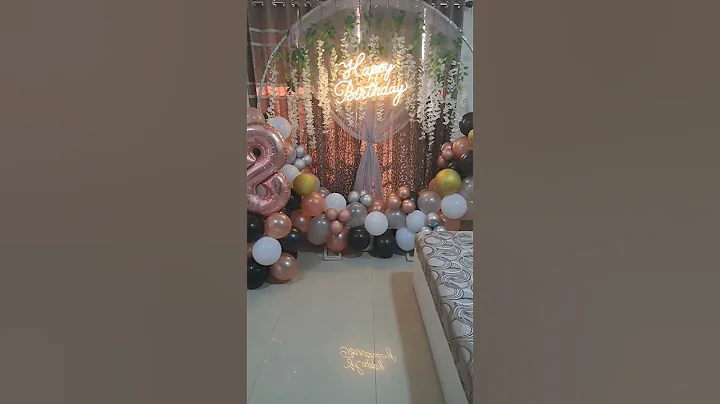 Happy Birthday #decoration #shorts #trending #birthdaycelebration #party #balloons #virar #vasai